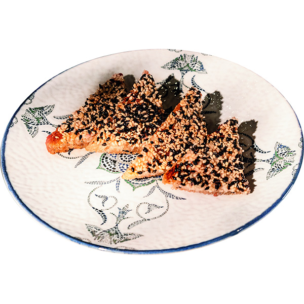 Tostadas de Pollo con Sésamo